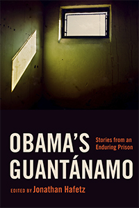 dark cell view with one window with the type "Obama's Guantanamo: Stories from an Enduring Prison"