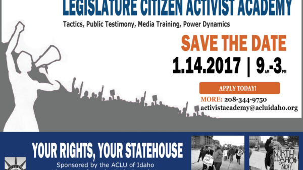 "legislative citizen activist academy"