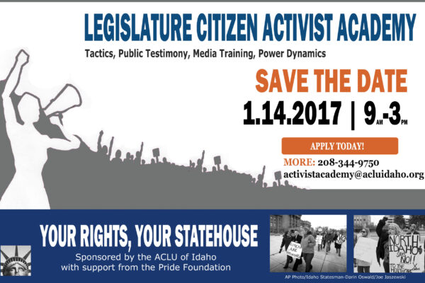 "legislative citizen activist academy"