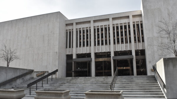 Front exterior of the Idaho Supreme Court and Court of Appeals building