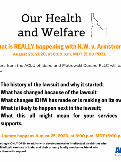 KW v Armstrong webinar