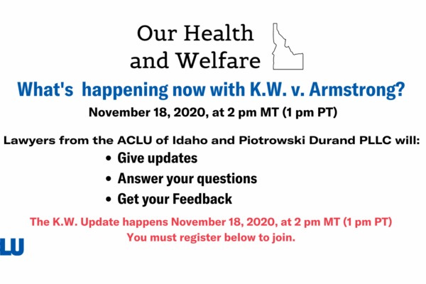 What's happening now with K.W. v. Armstrong