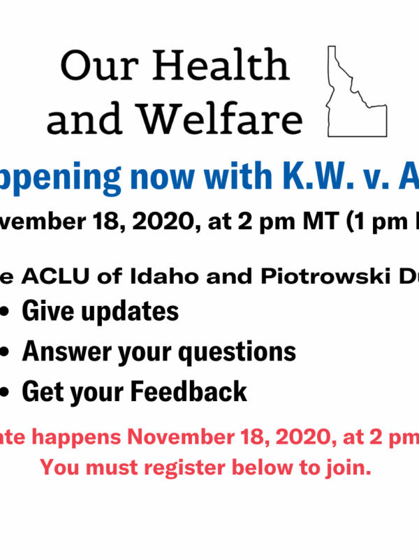 What's happening now with K.W. v. Armstrong