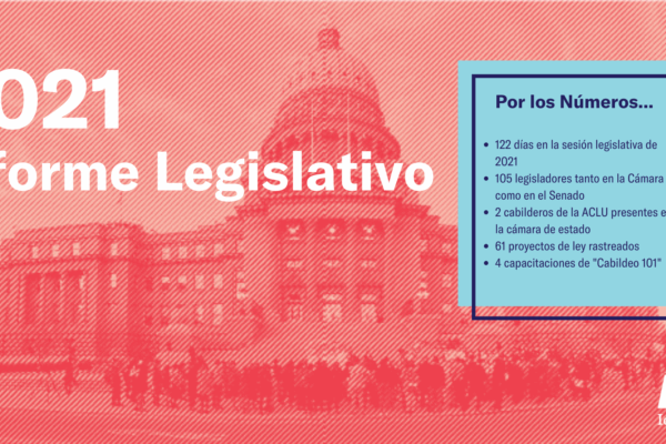 ACLU Idaho 2021 Informe Legislativo