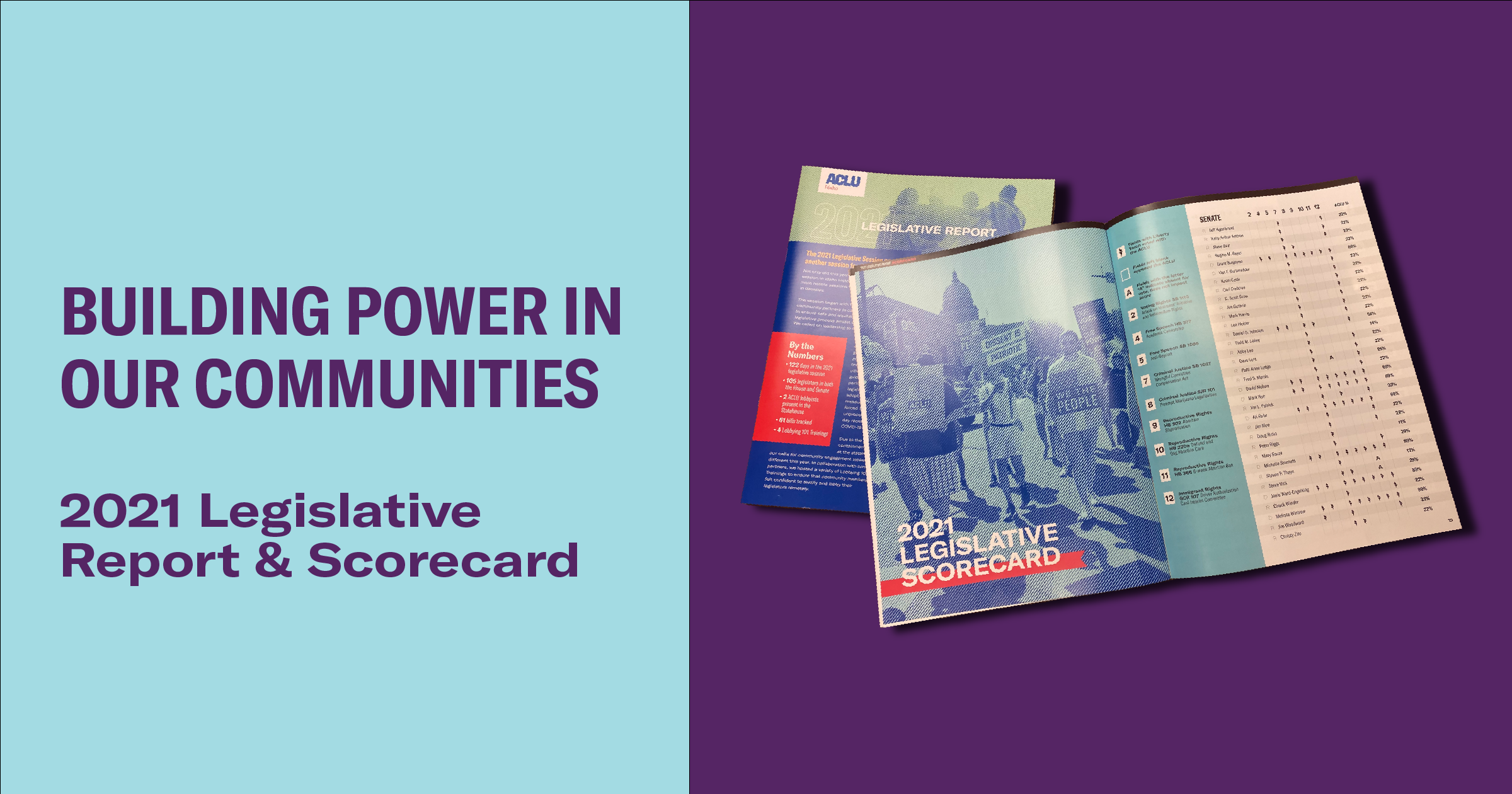 2021 ACLU Legislative Scorecard