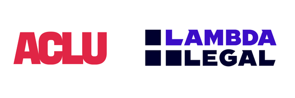 ACLU and Lambda Legal logos