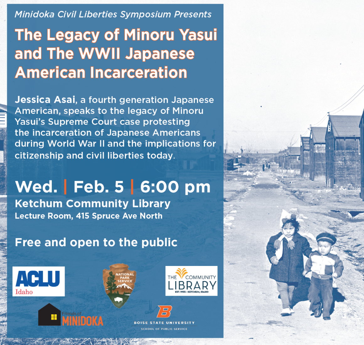 Minidoka civil liberties symposium poster